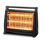 КВАРЦОВА ПЕЧКА KUMTEL LX-2832, черна